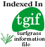 Indexed In TGIF - Turfgrass Information File